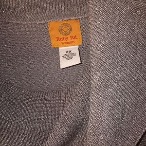 ⭐️Ruby Rd Sparkling Sweater with Rhinestones